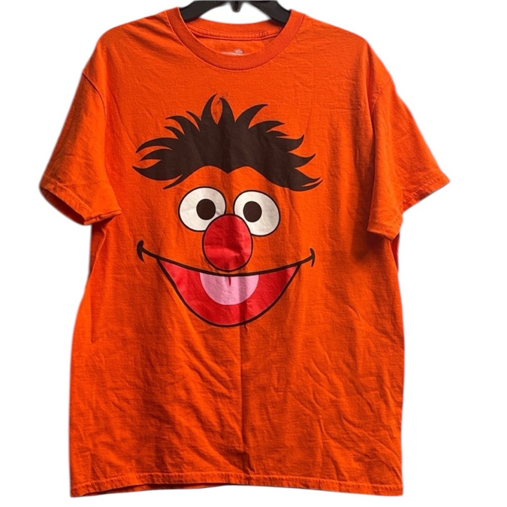 Ernie -Sesame Street Orange Short Sleeve Tee